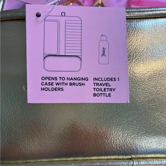 Juicy Couture Gold Women's Makeup Bag - Picture 15 of 15